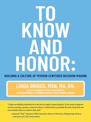 cover image of To Know and Honor